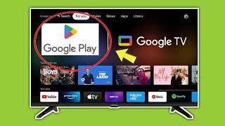 How to Open Playstore in Google Tv  Playstore Not Showing in Google Tv