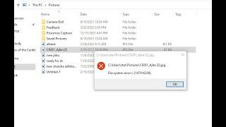 Error -2147416359  Picture not Open in Windows 781011 How To Fix
