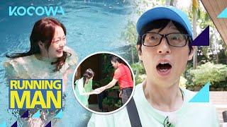 So Min shocks staff & everyone when she jumps into the pool  Running Man E651  KOCOWA+ ENG SUB