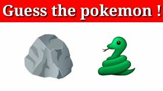 CAN YOU GUESS THE POKEMON BY EMOJI?  Emoji quiz  Amazing emoji challenge and puzzles 