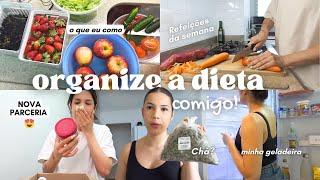 COZINHE & ORGANIZE A DIETA COMIGO + Treino na ACADEMIA nova finalmente encontrei