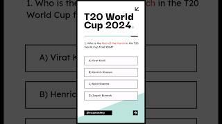 T20 World Cup 2024 GK Questions #shorts #icct20worldcup #cricketworldcup #gk #viral