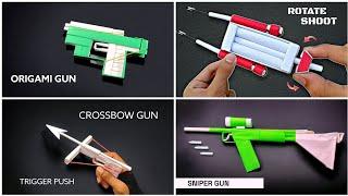 04 Cool Origami Paper Gun Making Easy Step by Step Tutorial 