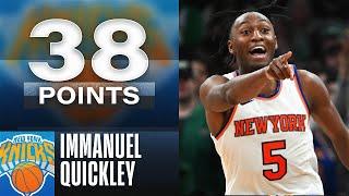 Immanuel Quickley Scores CAREER-HIGH 38 Points In Knicks W  March 5 2023