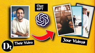 Chat GPT Video Creation  How to turn already existing YouTube Videos into your own Content