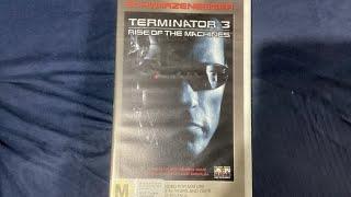 Opening to Terminator 3 Rise of the Machines 2003 VHS