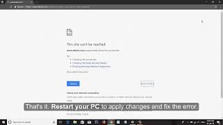 Fix ERR_CONNECTION_CLOSED in Google Chrome Using CMD