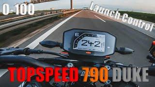 KTM 790 Duke  Topspeed  0-100