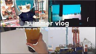 summer vlog  shelving my manga santa cruz boardwalk barbie movie going to the mall