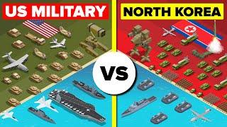 UNITED STATES vs NORTH KOREA - 2024 MilitaryArmy Comparison