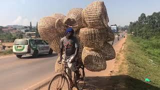 Heroes of cycling with 16 baskets to Kampala