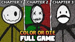 Color or Die  Chapter 1 2 3 - Full Walkthrough + All Endings - Roblox