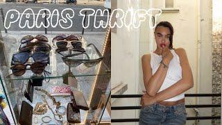 THRIFT WITH ME IN PARIS  best vintage shops + haul