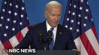 Breaking down Bidens NATO press conference amid calls to step aside