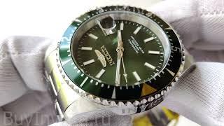 Invicta Pro Diver 36782 Mens Automatic Watch  Мужские Механические Часы Инвикта Про Дайвер Зелёные