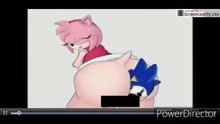 Amy rose vores Sonic through her butt this is really disturbing