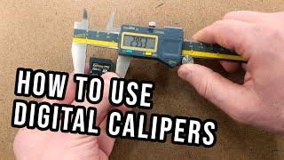 How to Use Digital Calipers to Measure Objects