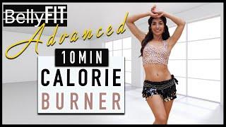 10 Min  Belly Dance Calorie Burn Workout  Get Fit Fast