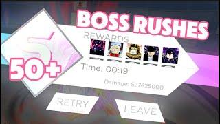 I DID 50 BOSS RUSHES IN ANIME DIMENSIONS? HERES WHAT I GOT