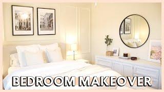 DIY MASTER BEDROOM MAKEOVER ON A BUDGET  bedroom decorating ideas 2022 + master bedroom makeover