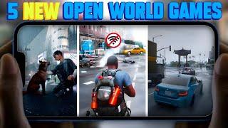 Top 5 Newest OPEN WORLD Games for Android 2023 - Best Open World Mobile Games - GTA Hindi