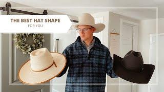 The Best Cowboy Hat Shape FOR YOU