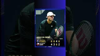 Tennis US Open 2024 Chris OConnell gets past Nicolas Jarry in four #shorts