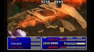 FF7 - Ruby Weapon defeated by Vincents Chaos