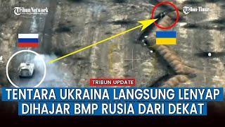 Tembakan Pengangkut Personel Lapis Baja Rusia Buat Pasukan Ukraina Kelabakan