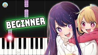 full Oshi no Ko OP - Idol - BEGINNER Piano Tutorial & Sheet Music