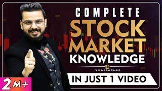 Complete #StockMarket Knowledge in Just 1 Video  Basics of Share Market for Beginners Explained