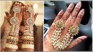 Indian bridal hand jewellery  bridal hand jewellery  hand jewellery for brides