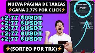 277$ DÓLARES POR CADA SEGUNDO MUY FACIL NUEVA PÁGINA PARA GENERAR INGRESOS POR INTERNET