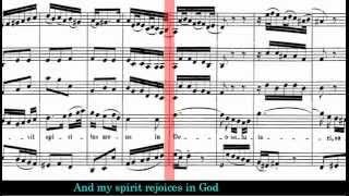 BWV 243 - Magnificat Scrolling Score