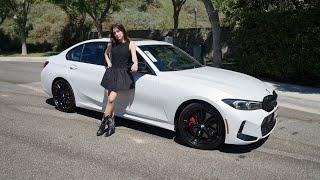 New BMW 330i M Sport Package  19 M Wheels  Exhaust Sound  BMW Test Drive Review with Olivia