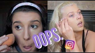 I TRIED FOLLOWING A LOREN GRAY MAKEUP TUTORIAL