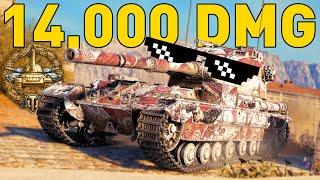 INSANE 14000 DMG FV215b 183 in World of Tanks