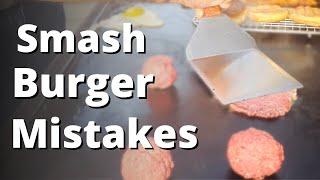 Top 10 Smash Burger Mistakes for Beginner Griddlers