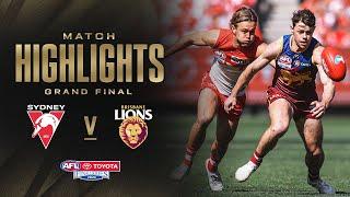 Sydney Swans v Brisbane Highlights  Grand Final 2024  AFL