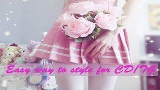 Easy way to style for CD TG  Boy Into Girl