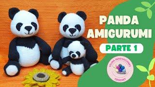 PANDA AMIGURUMI  parte 1 - Patron Celina innovaciones crochet