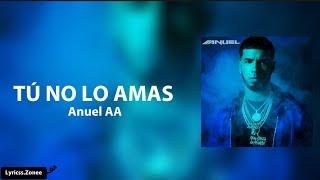 Tú No Lo Amas- Anuel AA letra