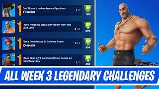 All Week 3 Legendary Quest Challenges Guide in Fortnite - Week 3 Quest in Chapter 2 Season 7