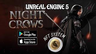 NİGHT CROWS NEW MOBILE MMORPG ÇIKTI  NFT SİSTEMİ İLE OYNARKEN PARA KAZANACAĞIZ