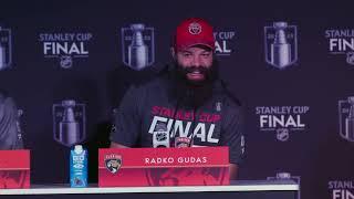 Radko Gudas & Eric Staal Florida Panthers Stanley Cup Final G4 Off Day v Vegas Golden Knights