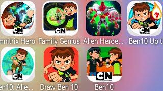 Ben 10  HeroesOmnitrix HeroUp To SpeedAlien EvolutionFamily GeniusDraw Ben 10Alien Heroes