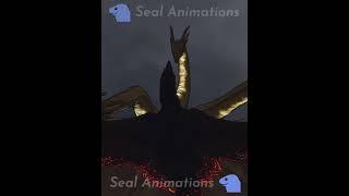 King Ghidorah vs Kong and Rodan  Animation #shorts