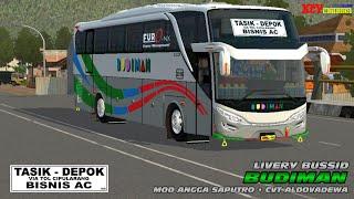 Share Livery BUSSID BUDIMAN • MOD JB2+ SHD HINO CVT ALDOVADEWA  • Skin Bussid v3.4