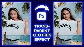 Transparent Clothes Effect in Photoshop #shorts #photoshoptutorial #tutorial