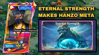 ETERNAL STRENGTH UPDATE MAKES HANZO META AGAIN Hanzo Solo Ranked New Build